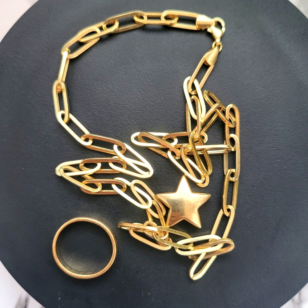 18k Saudi Gold Necklace With Pendant Only (12.3 Grams, 20 Inches